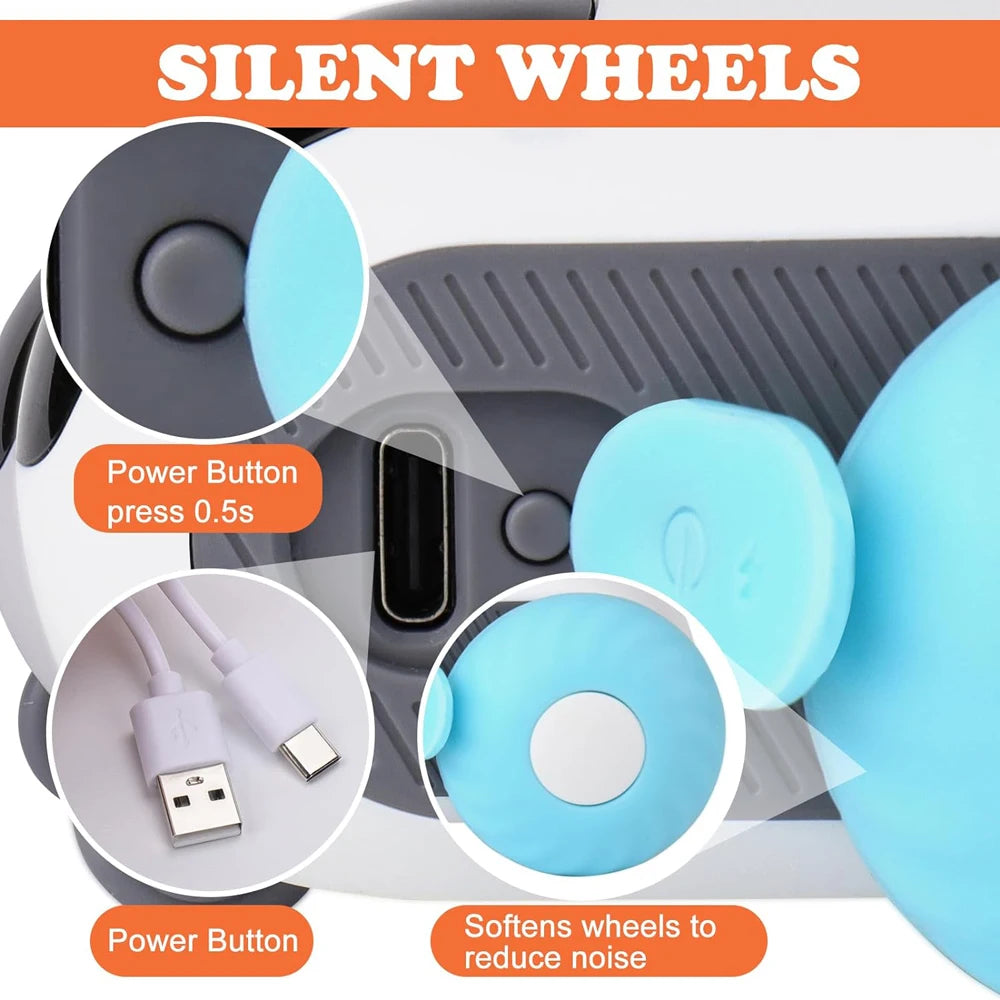 Interactive Smart Cat Toy - Automatic Remote-Controlled Moving Car for Fun Playtime & Training